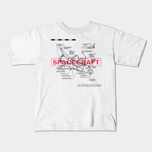 NASA Space Shuttle Program Kids T-Shirt by ForEngineer